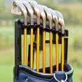 thumbnail image 3 of Club Standing Rack Holds 9 Clubs Golf Club Holder Rack Adjustable Width Golf Club Display Bracket Anti-Shake for Golf Club Black, 3 of 5