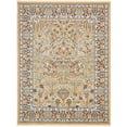 thumbnail image 1 of Unique Loom Tapis de Chasse Texturé Narenj 8' x 10' Rectangle Beige/bleu, 1 of 2