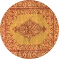 thumbnail image 1 of Ahgly Company Indoor Round Persian Orange Traditional Area Rugs, 8' Round, 1 of 1