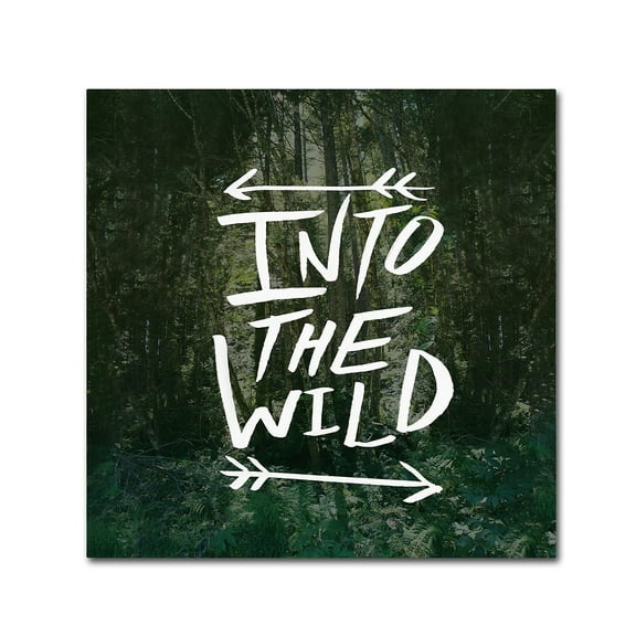 Trademark Fine Art "Into the Wild" Canvas Art by Leah Flores