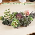 thumbnail image 4 of Yalumo Fake Succulents Assortment, 19 Pcs Unpotted Mini Artificial Succulent Plants with Flocked Texture, Realistic Faux Succulents for DIY Crafting, Home, Garden, Office & Party Decor, 4 of 7