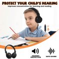 thumbnail image 5 of ONTA Kids Headphones Wired Headphone with Microphone Control Folding On Ear 3.5mm Headset for Children Girls Boys Lightweight Foldable Headsets for Chromebook Cellphone Tablets Black, 5 of 8