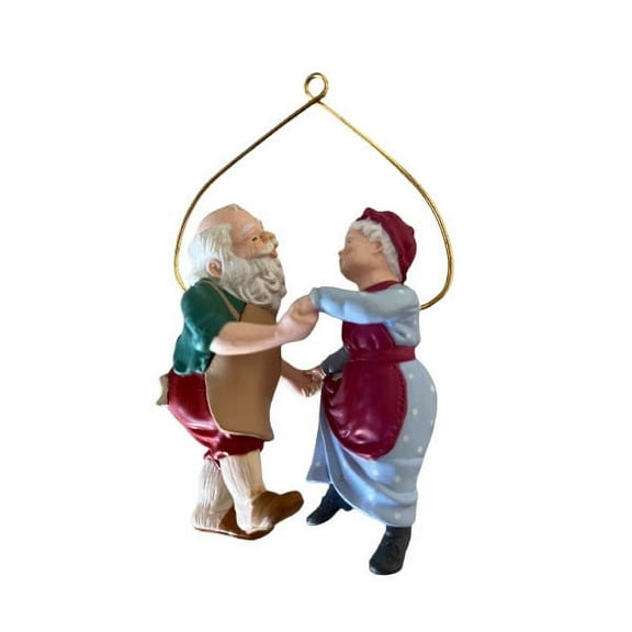 1988 Shall We Dance (Mr. And Mrs. Claus) Hallmark Keepsake Christmas Tree Ornament - QX4011