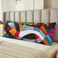 thumbnail image 4 of KLL Ultra Soft Microfiber Body Pillow Cover/Pillowcases 20"x54" with Hidden Zipper Closure-Abstract Jazz Instrumental, 4 of 5