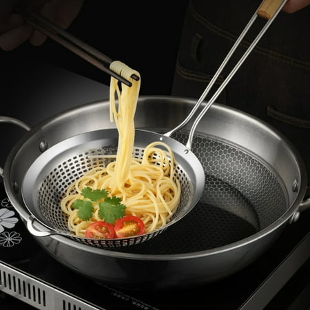 

GXSR Fine Mesh Strainer Professional Super Fine Mesh Strainer with Strengthened Non Slip Wooden Handles for Sifting Flour Noodle Icing Sugar Quinoa Coffee Juice Tea etc