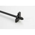 thumbnail image 1 of Zoroufy 01911-03950 28.5 in. Heritage Smooth Tubular Stair Rod Set Extended Brackets Pineapple Finial in Wrought Iron, 1 of 1