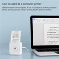 thumbnail image 3 of mmirethe 304dpi Pocket Phone Printer Mini Photo Printer Wireless Thermal Printer for and Android Plan Journal Organization Art Gift, 3 of 6