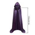 thumbnail image 2 of Halloween Cape Witch Cape Solid Color for Party Festival Party Venues Cosplay Decorations for Men Women, 2 of 2