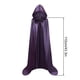 thumbnail image 2 of Capa de Halloween morada, capa de bruja para fiestas de niños y adultos, capa de disfraz de bruja, linda y práctica, 2 of 2