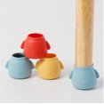 thumbnail image 4 of Fundas de Silicona NQ para patas de mesa y silla antideslizantes 4 piezas grandes redondas rojas, 4 of 4