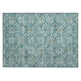 thumbnail image 2 of Addison Rugs Chantille Indoor/Outdoor Transitional Floral Teal Washable Rectangle Rug, 1'8" x 2'6", 2 of 6