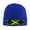 Blue, variant on Jamaican-Flag Winter Beanie Hats for Men Women Warm Cozy Knitted Cuffed Skull Cap Black