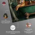 thumbnail image 4 of Elegant Tiger Bath Canvas Trendy Bathroom Art by Notoriart, Gallery Wrapped, 20" x 30", 4 of 7