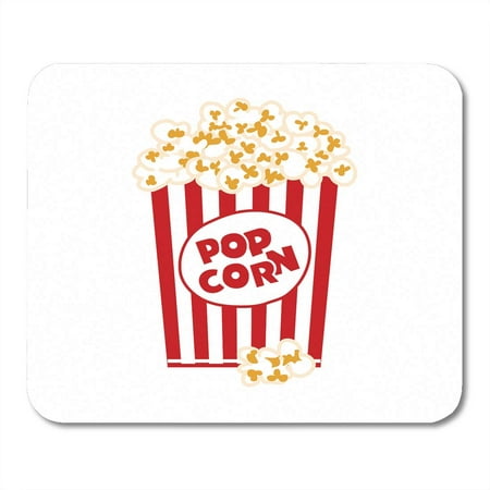 POGLIP Red Graphic Popcorn Box White Movie Pop Big Bucket Buttered Mousepad  Mouse Pad Mouse Mat 9x10 inch | Walmart Canada