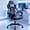 Black+Gray, variant on Ergonomic Gaming Chair with Massage Lumbar Support and Footrest, Computer Gaming Chair Racing Style Adjustable Headrest for Adults, Pink White
