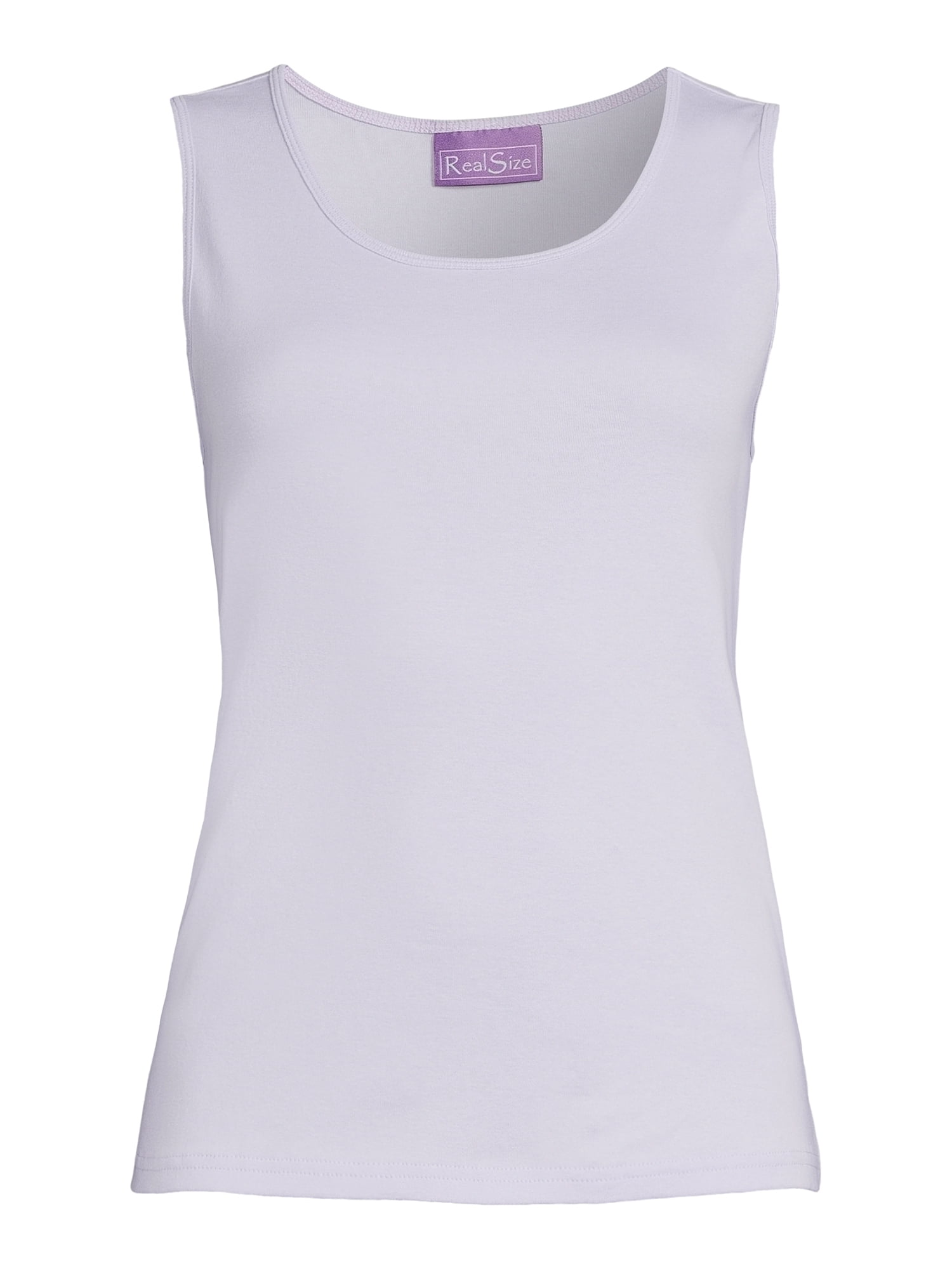 RealSize Women's Rib Muscle Tank Top, Sizes XS-3XL