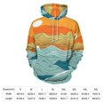 thumbnail image 4 of Sunset Ocean Regular Fit Hoodie, Sporty Pullover Hooded Sweatshirt for Men Women Muscle 4XL, 4 of 6