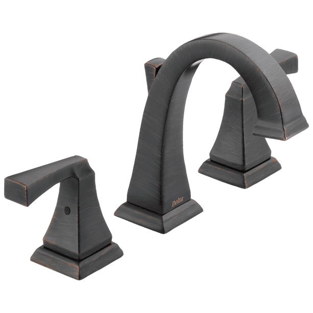 Delta Dryden Two Handle Widespread Bathroom Faucet in Venetian Bronze ...