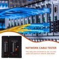 OUNONA Black Plastic Multi Function Network Cable Tester for RJ45 RJ11 ...