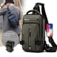 thumbnail image 3 of Bolso de pecho multifuncional para hombre, moderno, informal, tipo bandolera, mochila pequeña impermeable, 3 of 6
