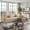 Camel, variant on KCGKCG 106" Cloud Sectional Couch with L Shape Chaise, Modern Frameless Modular Sofa with Cup Holders, Higher 17.7" Seat Height, 32D Pure Foam, No Assembly for Apartment