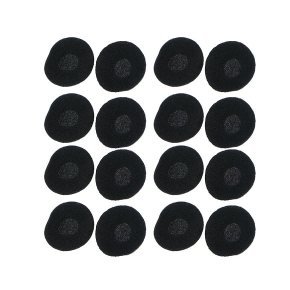 Shisuyan 15 Paires de Coussinets de Rechange pour Casque et Écouteurs (Noir)