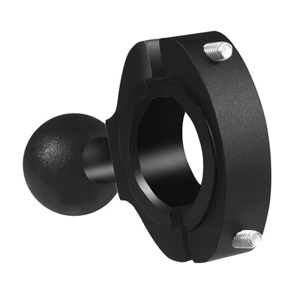BIBABLYKE Adjustable Aluminum Ball Mount Phone Holder Rack with Rotating Ball Joint for Bicycles Motorcycle Handlebars Waterproof