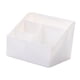 thumbnail image 5 of Caja de almacenamiento de escritorio, estuche de maquillaje con 4 compartimentos, organizador de mesa Blanco, 5 of 9