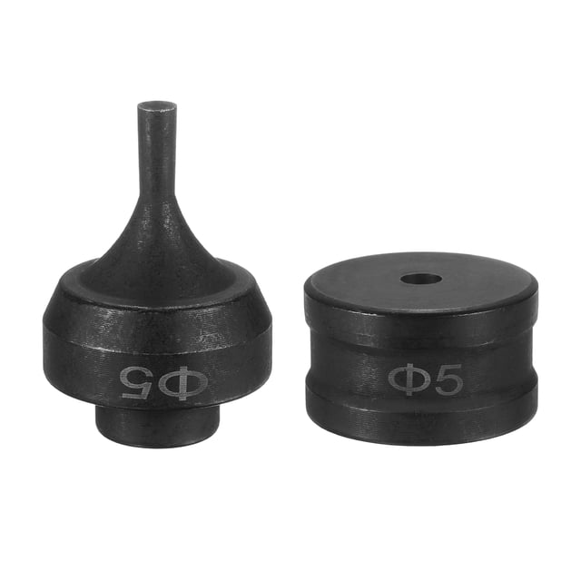 Uxcell Hydraulic Hole Punch Die 5mm Round Hole Electric Punching Kit CH-60