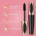 thumbnail image 5 of 4D Silk Fiber Lash Mascara, Lengthening and Thick, Long Lasting, Waterproof & Smudge-Proof, Hypoallergenic Formula 2 Pack Black, 5 of 11