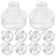 thumbnail image 1 of 10pcs T-shaped Glass Stopper Wine Stopper Bottle Glass Stoppers Reusable Wine Bottle Stopper Banmo, 1 of 2