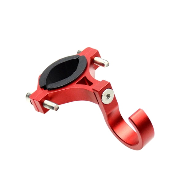 Speravity Gancho frontal Ganchos Garra Hebilla de aleación de aluminio Accesorios fijos para ciclismo Estante Perchas de almacenamiento Accesorios para motos Rojo