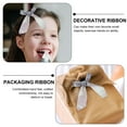 thumbnail image 3 of Shisuyan 1 Roll Ribbon For Hair Black Polyester Hair Bow Ribbon Parties Crafting Handmade Design, 3 of 9
