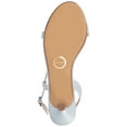 thumbnail image 5 of Journee Womens Jemry Crossover Strap Kitten Heel Dress Sandals, 5 of 9