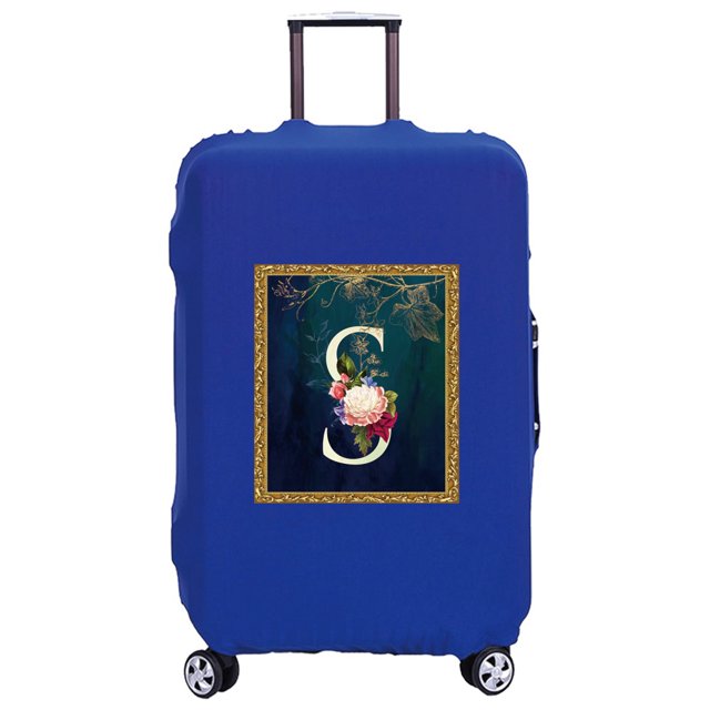 New Travel Suitcase Luggage Covers Protective Covers Scratch Proof Dust Cover Reusable Dust Cover Flower Pattern Series 8flowerS S