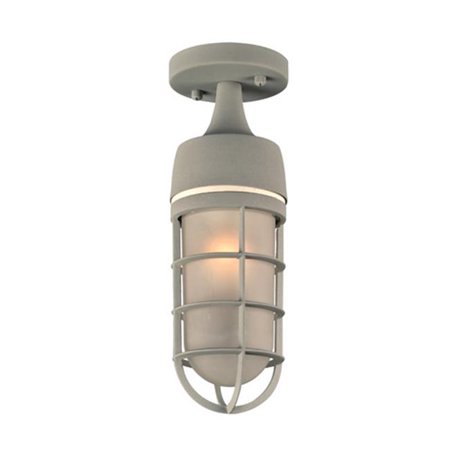 

PLC 8052SL Cage Silver Exterior Ceiling Light