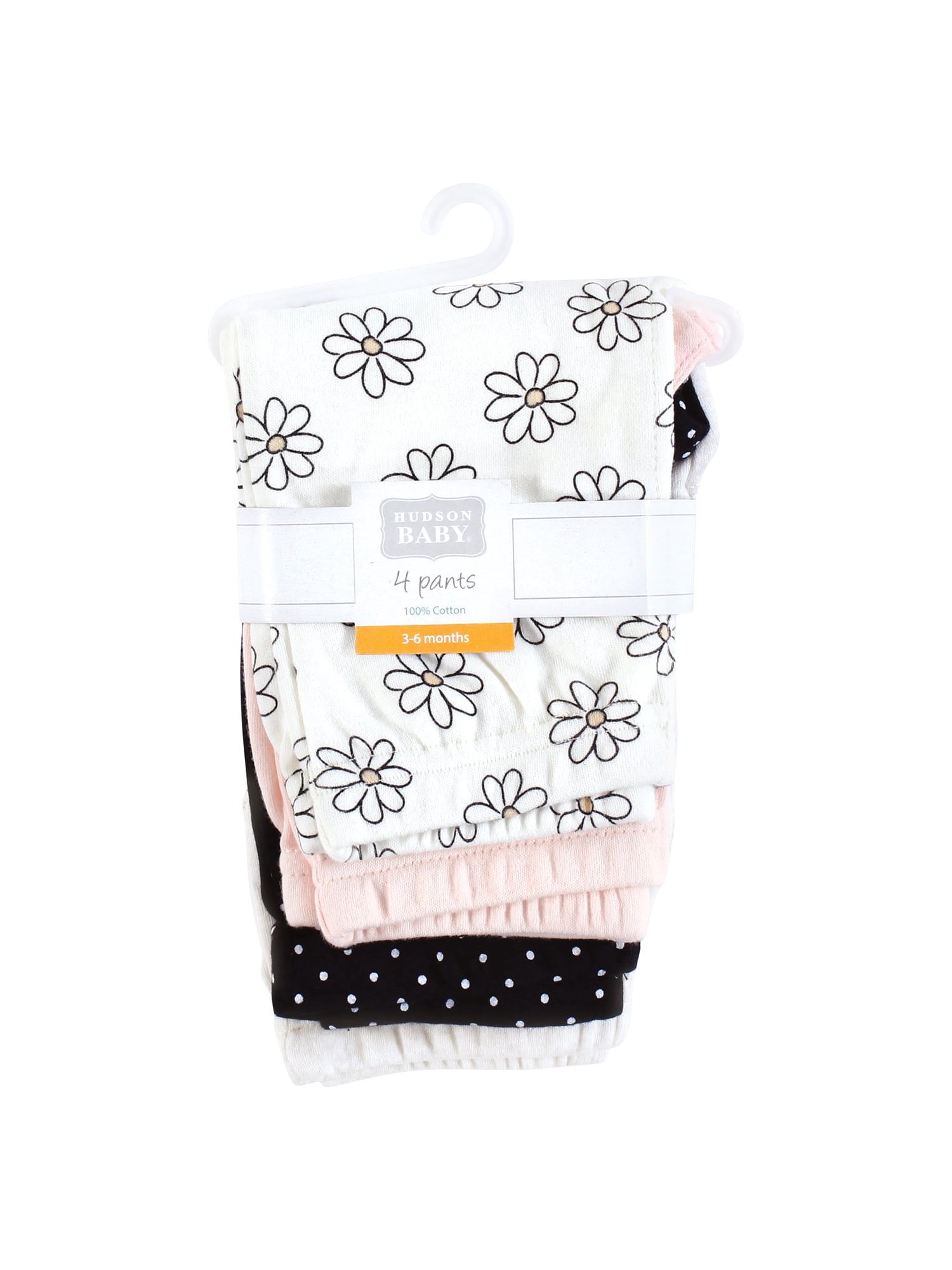 Hudson Baby Tapered Ankle Pants, 4- Pack, 0/3 Months- 5T