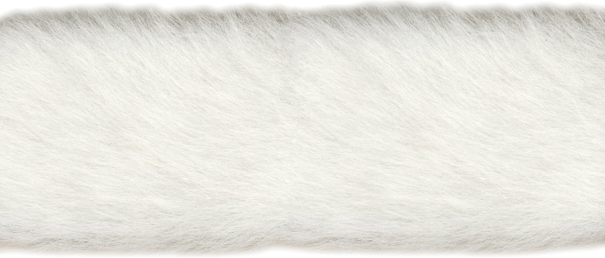 Wrights Fur Trim, 2' X 6 Yds, White