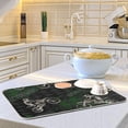 thumbnail image 6 of Camouflage Motocross Riding Dish Drying Mat for Kitchen Counter, Ultra Absorbent Reversible Microfiber Dishes Drying Rack Pad Heat-resistant Mats 18x24 Inch, 6 of 7