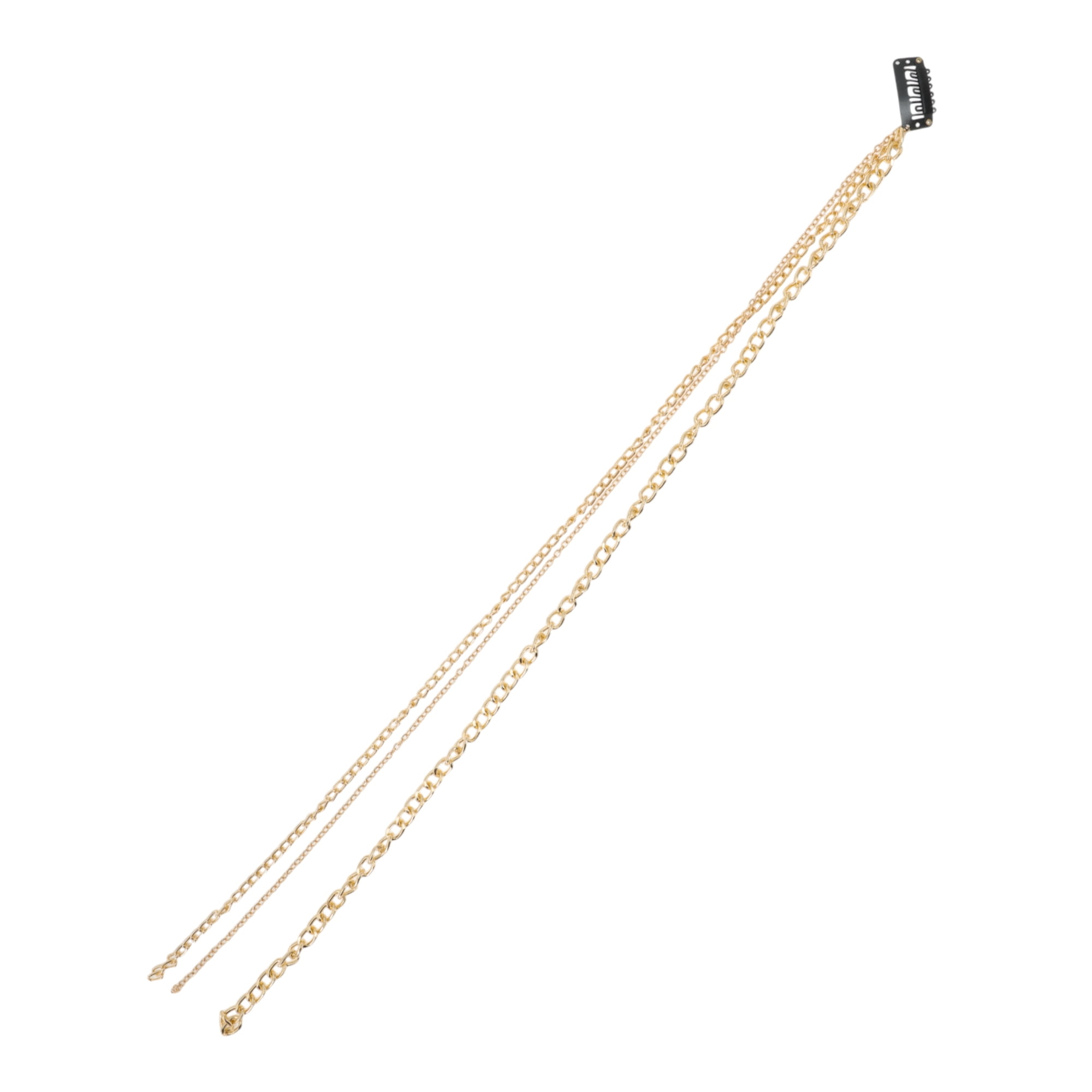 Unique Bargains Stylish Fashion Braided Hair Chain 1Pc for Elegant Looks Vintage Gold Tone