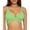 Matcha, variant on Becca by Rebecca Virtue Womens Wrap Plunge Bikini Swim Top