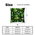 thumbnail image 5 of Saint Patrick's Day Covers Set of 2 - Available in 16x16, 18x18, 20x20 Inches with Unique Patterns - for Home Decor, Throw Pillow Inserts, Pillow Inserts, Bed Pillow - Ideal for All Occasions!, 5 of 6