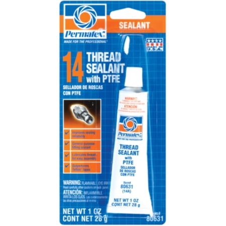 Permatex Thread Sealant With Ptfe 1 Oz Walmart Com Permatex Thread Sealant With Ptfe 1 Oz Walmart Com