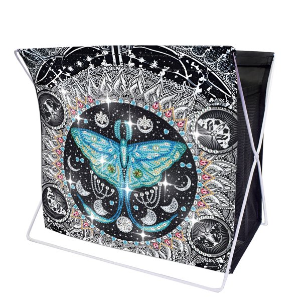 Estante Organizador Pintura Diamantes Almacenamiento Cristal Forma Especial Pájaro