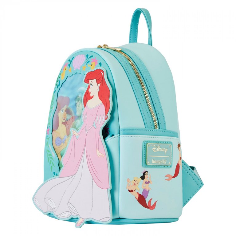 Loungefly Disney The Little Mermaid Lenticular mini backpack Set Loungefly Disney The Little Mermaid Ariel Lenticular Mini  main image 2