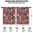 thumbnail image 2 of Blackout Kids Curtains,Pioneer Flower Floral Print Pattern Childrens Insulated Curtains Set Of 2,Bedroom Essentials,Toddler Room Decor 42"x54", 2 of 5