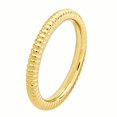 thumbnail image 3 of Bague en Argent Sterling Stackable Expressions Plaqué Or Taille 6, 3 of 3