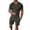 Dark Gray, variant on Mens Short Sets 2 Piece Short Sleeve T Shirt & Shorts Summer Outfits for Men Beach Outfit Vacation Sets