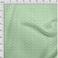 thumbnail image 3 of oneOone Viscose Jersey Fabric Leaves & Flower Floral Printed Craft Fabric BTY 60 Inch Wide, 3 of 5
