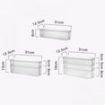 thumbnail image 2 of Stackable Box Kitchen Pantry Cabinet Refrigerator Food Storage Container Box, Attached Lid Organizer for Packets, Snacks, Produce, Pasta Single Layer, 2 of 7